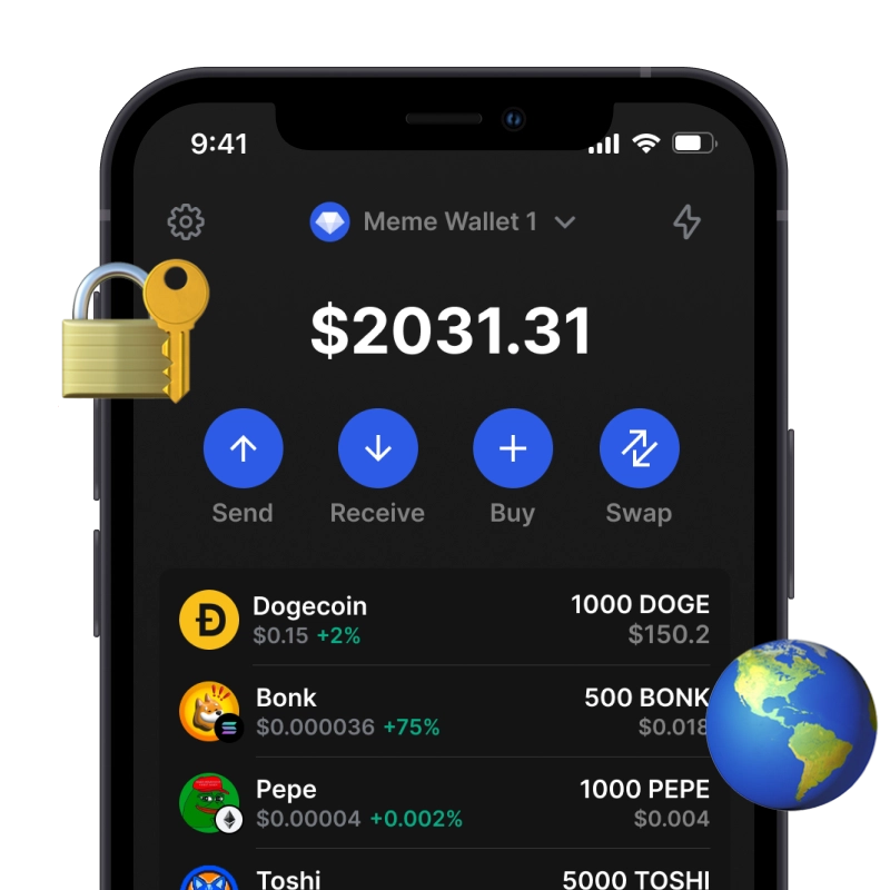 Access wallet with Gem Wallet