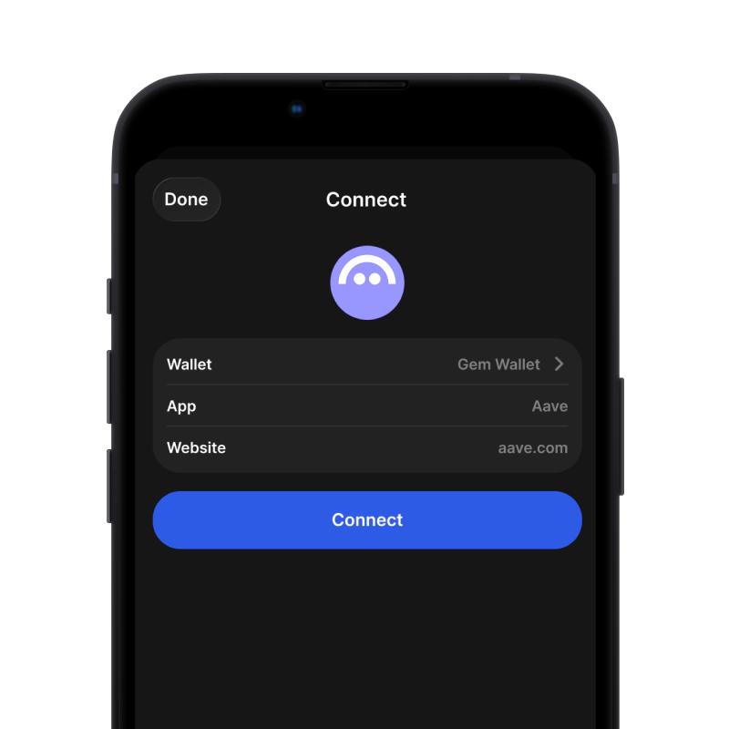 Gem Wallet WalletConnect