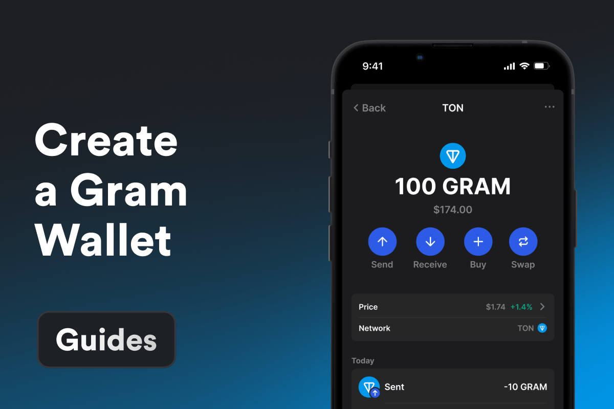 How to Create a Gram Wallet and Start Using the TON Ecosystem?