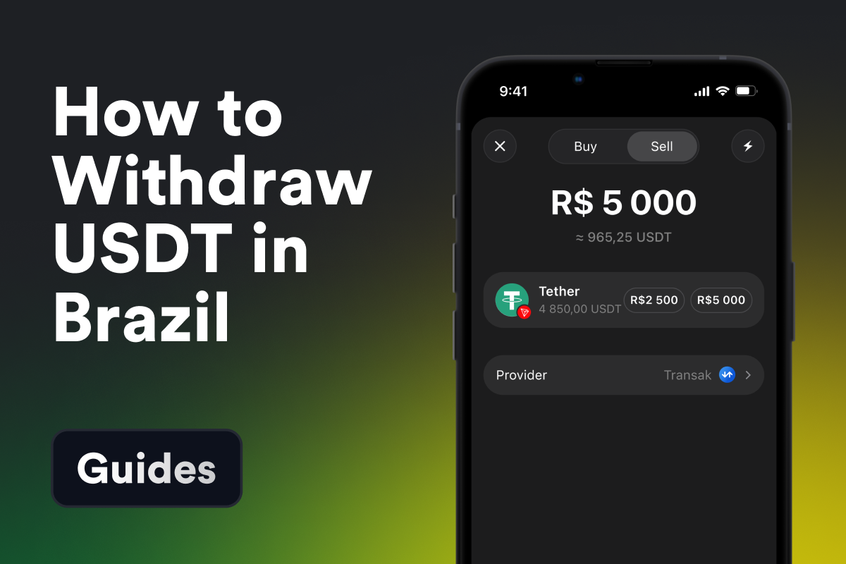 Come prelevare USDT in Brasile: conto bancario tramite Pix, carta o contanti