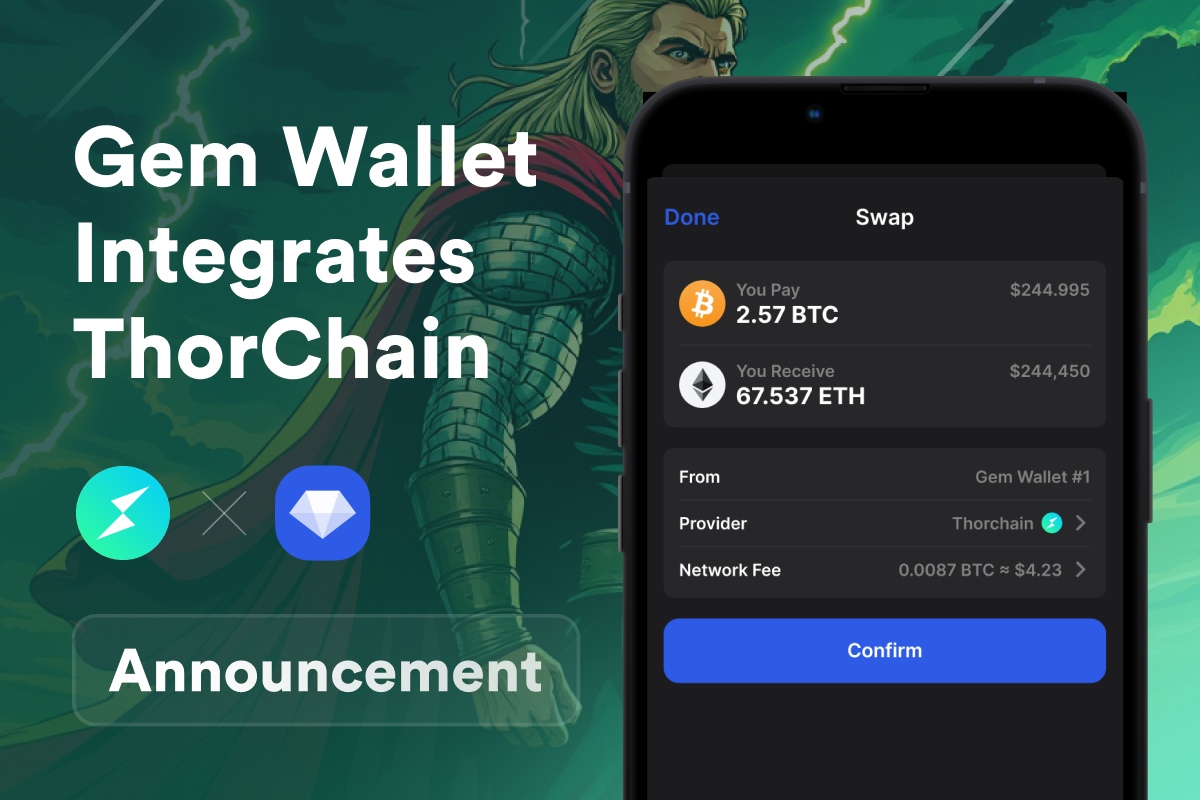 Integrating THORChain with Gem Wallet: Enabling Cross-Chain Swaps