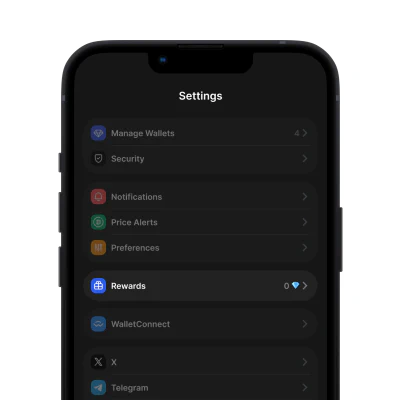 Find rewards section to get started
