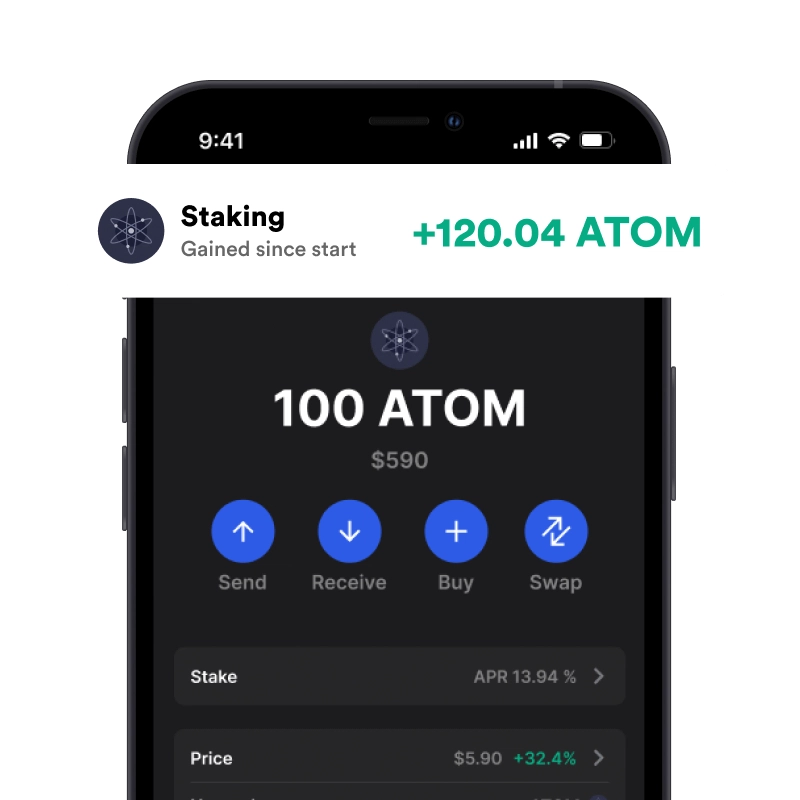 Gem Wallet stake crypto