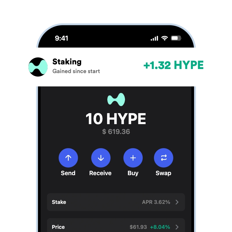 Gem Wallet stake crypto