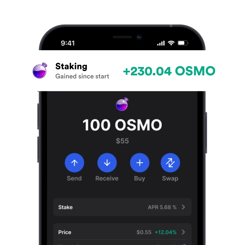 Gem Wallet stake crypto