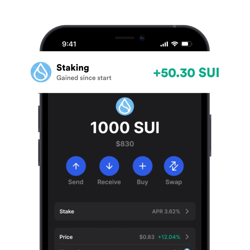 Gem Wallet stake crypto