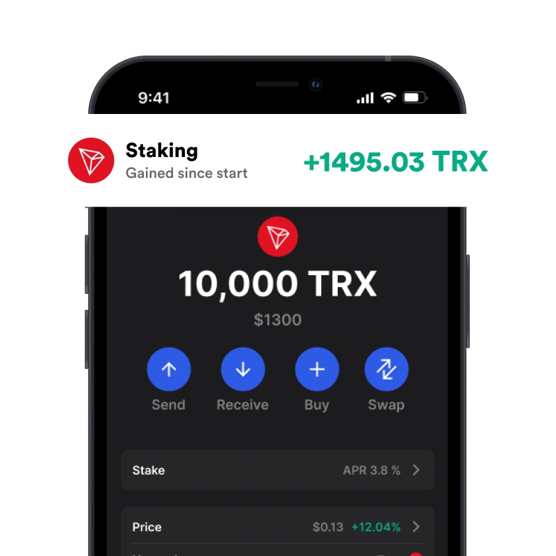 Gem Wallet stake crypto