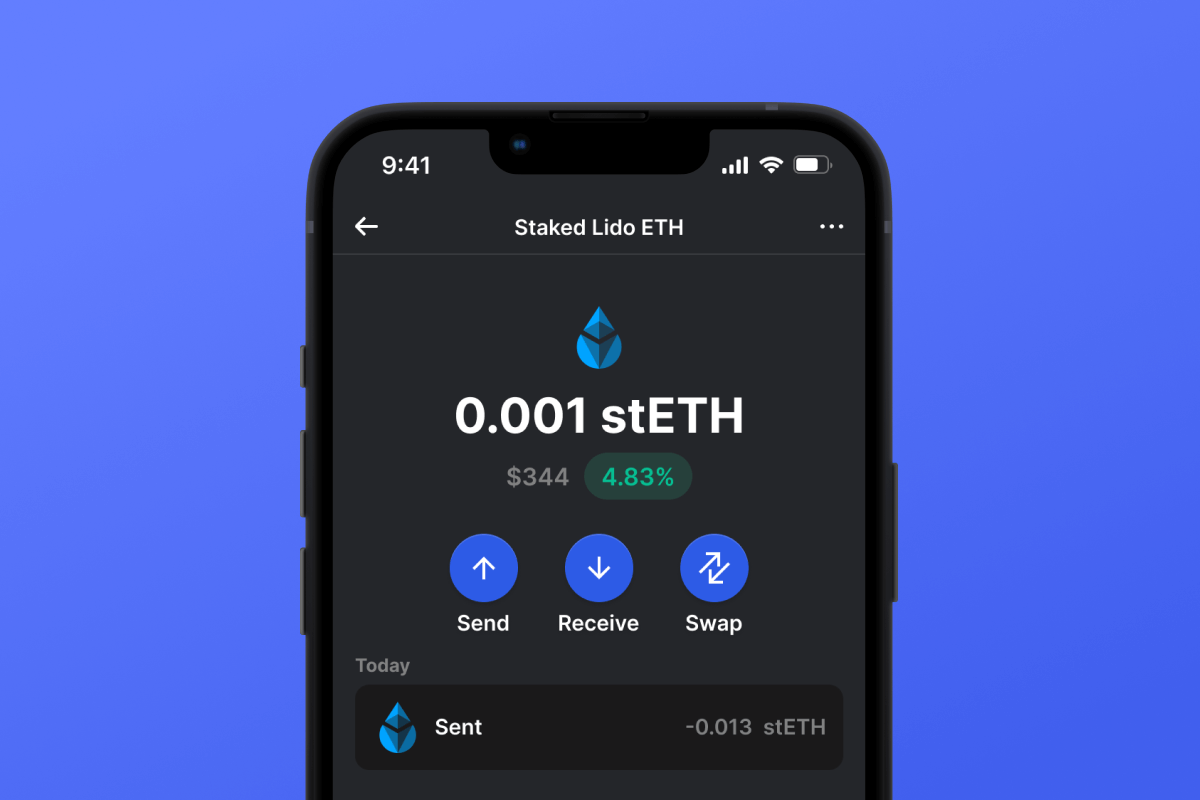 Staked Lido ETH (stETH) Wallet